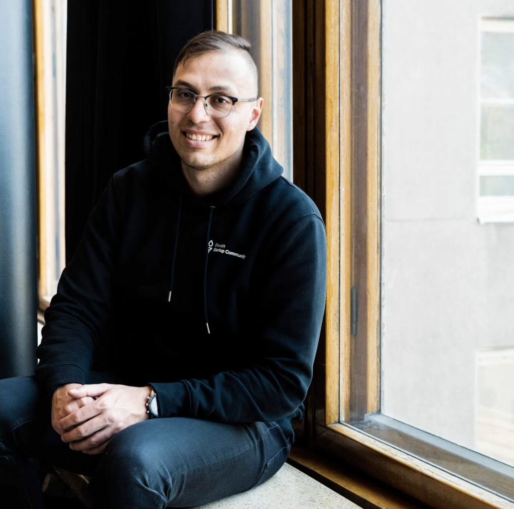 Startup-yhteisön pääekonomistin, Youssef Zadin kuva